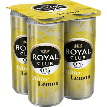 Royal Club Bitter Lemon 0% 4 x 250ML