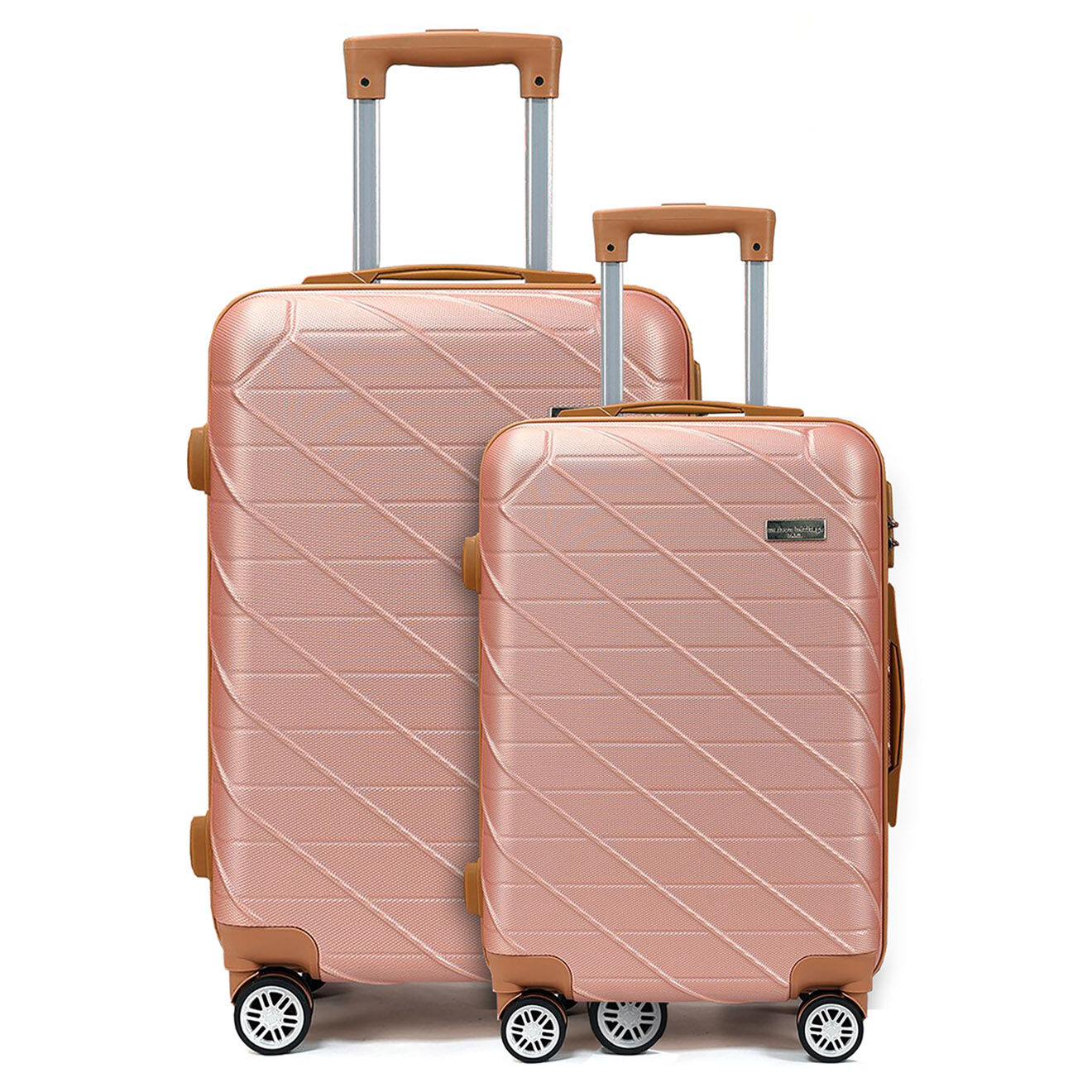 Maison Héritage 2 Valises 4 roues doubles Saint-Germain 55/75 cm rose doré