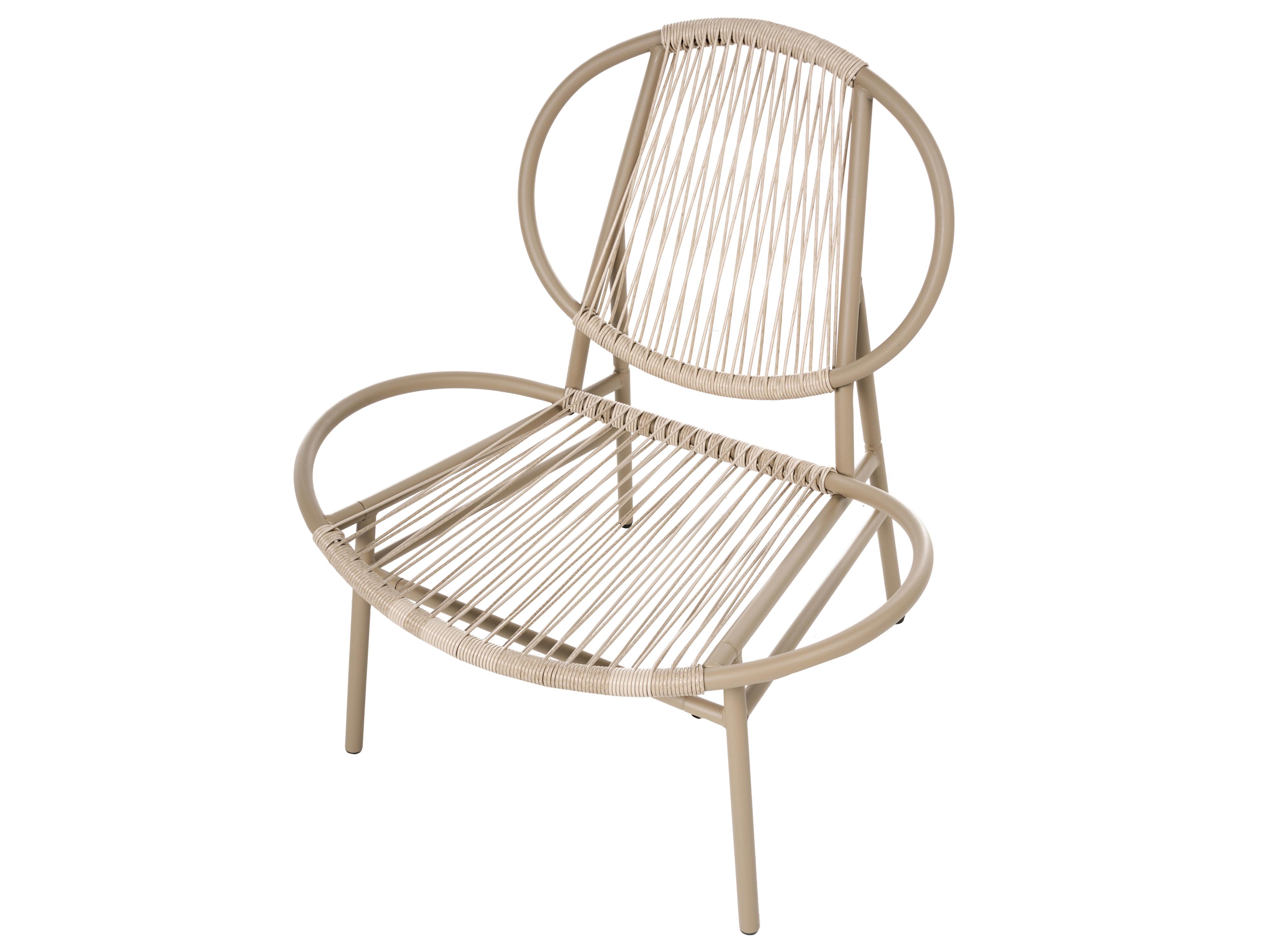 Bistroset OVARO PE rotan Beige