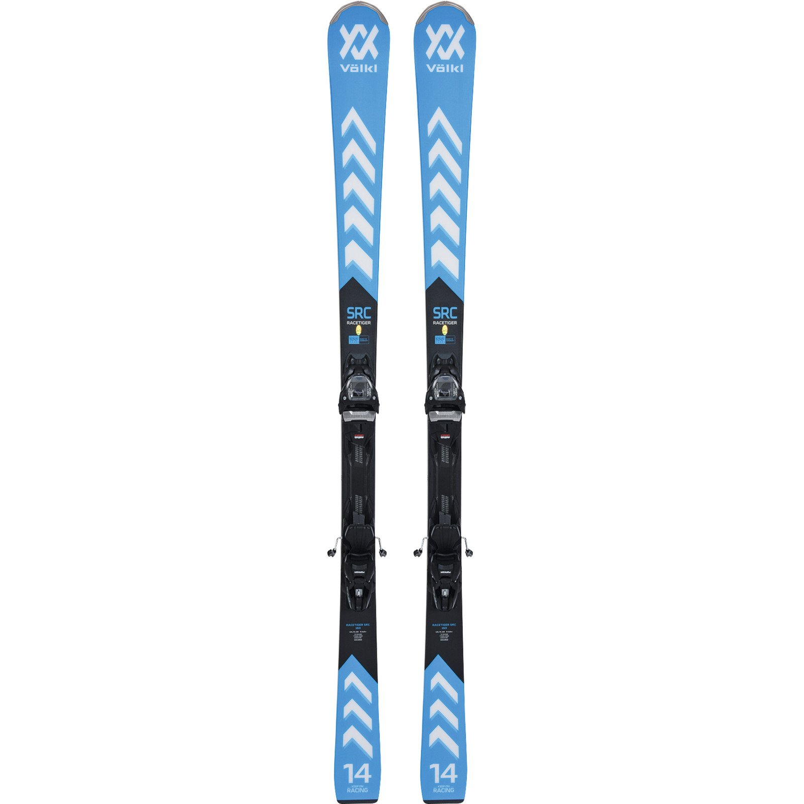 Ski-Set Völkl Racetiger SRC inkl. Marker Vmotion 10 GW blau, 153 cm