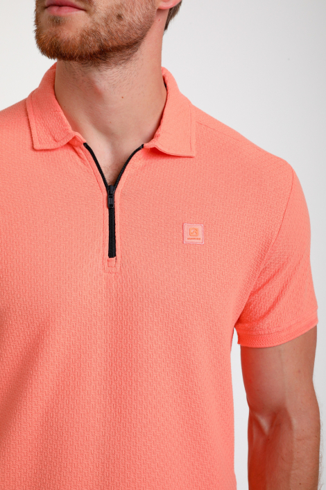 Gabbiano oranje heren polo