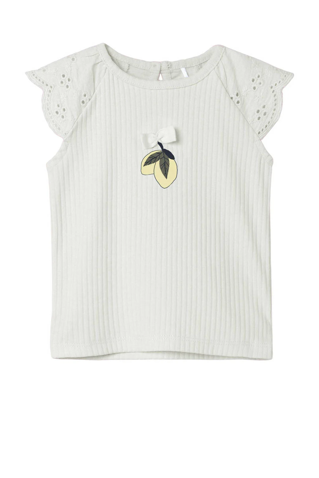 NAME IT t-shirt wit broderie