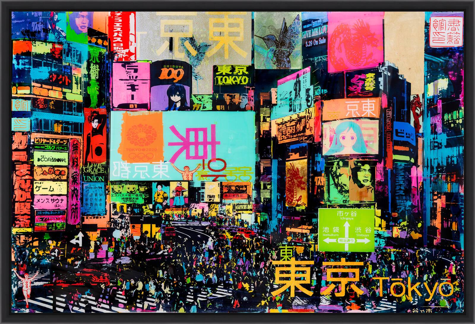 Good Traffic in Shibuya by Sandra Rauch - Limited Edition. Edition of: 150. Signed.
