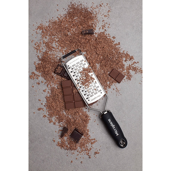 Râpe à fromage double tranchant Gourmet noir Microplane