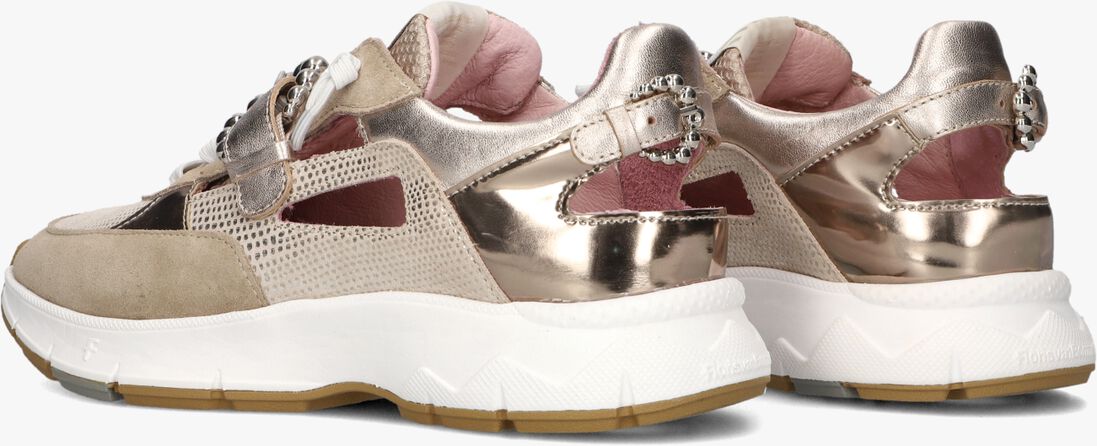 goudkleurig floris van bommel lage sneakers sfw-10155 daysi
