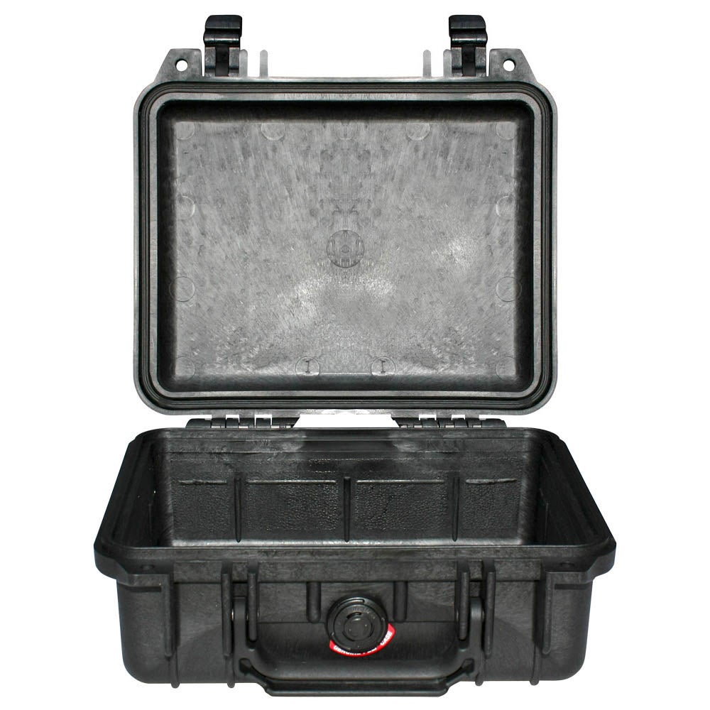 Peli 1200 BK flightcase zonder schuim 235x181x105 mm