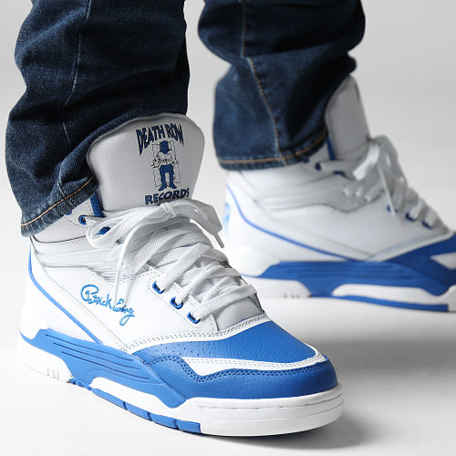 Baskets Center x Death Row Records 1BM01326 White Royal Blue