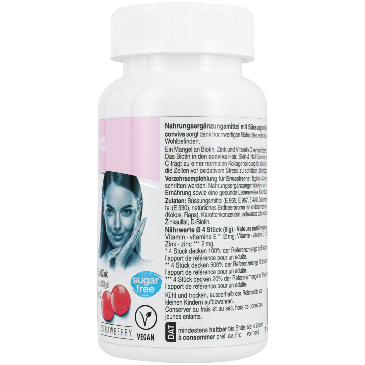conviva Beauty Hair Skin & Nail Gummies
