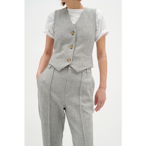 InWear ZoieIW Vest, Medium Grey Melange, 42