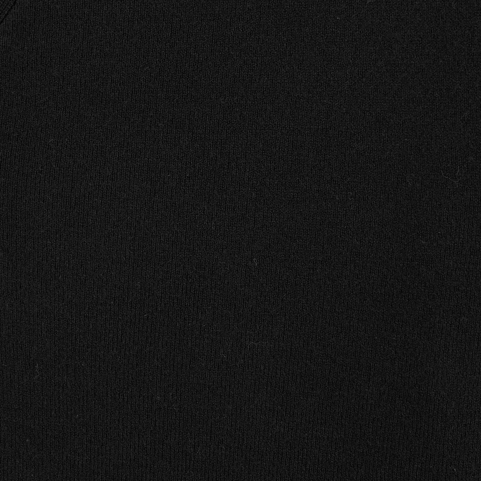Cardigan boutonné uni Noir
