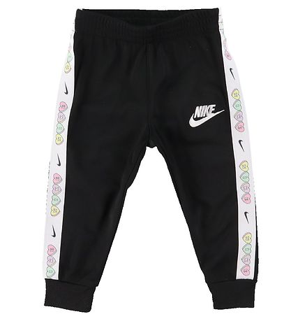 Nike Trainingsanzug - Cardigan/Hosen - Taping - Schwarz
