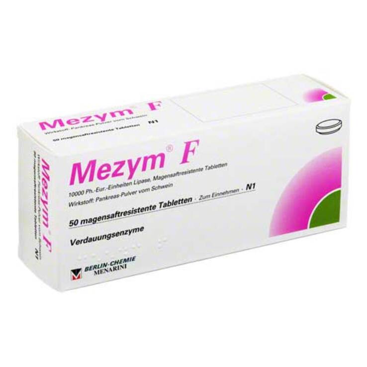 Mezym F magensaftresistente Tabletten, 50 St