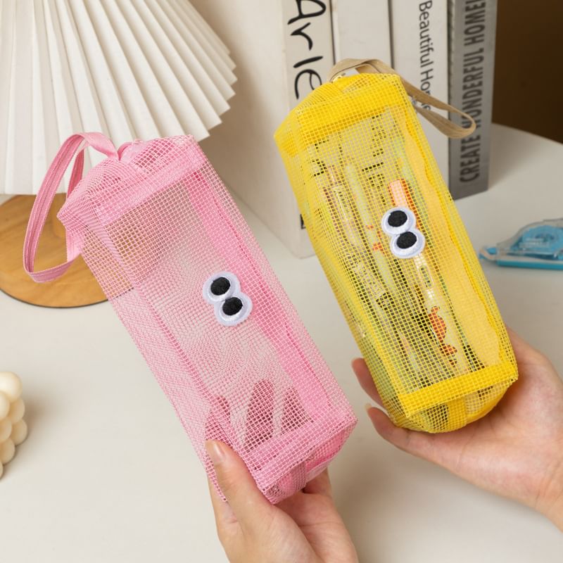Parundele - Cartoon Eye Mesh Etui