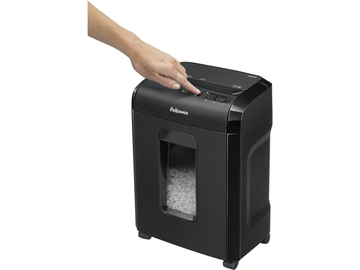 Fellowes Powershred 10M - Finskæremaskine - mikro-shred - 2 x 12 mm - P-5