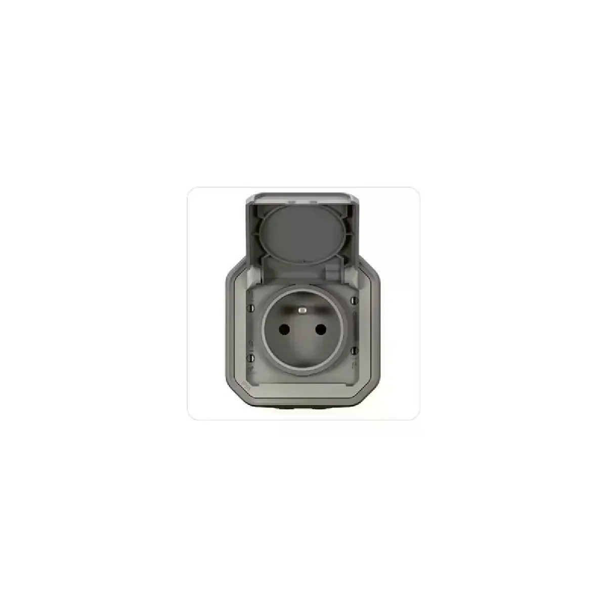 Legrand Prise de courant Plexo - Gris