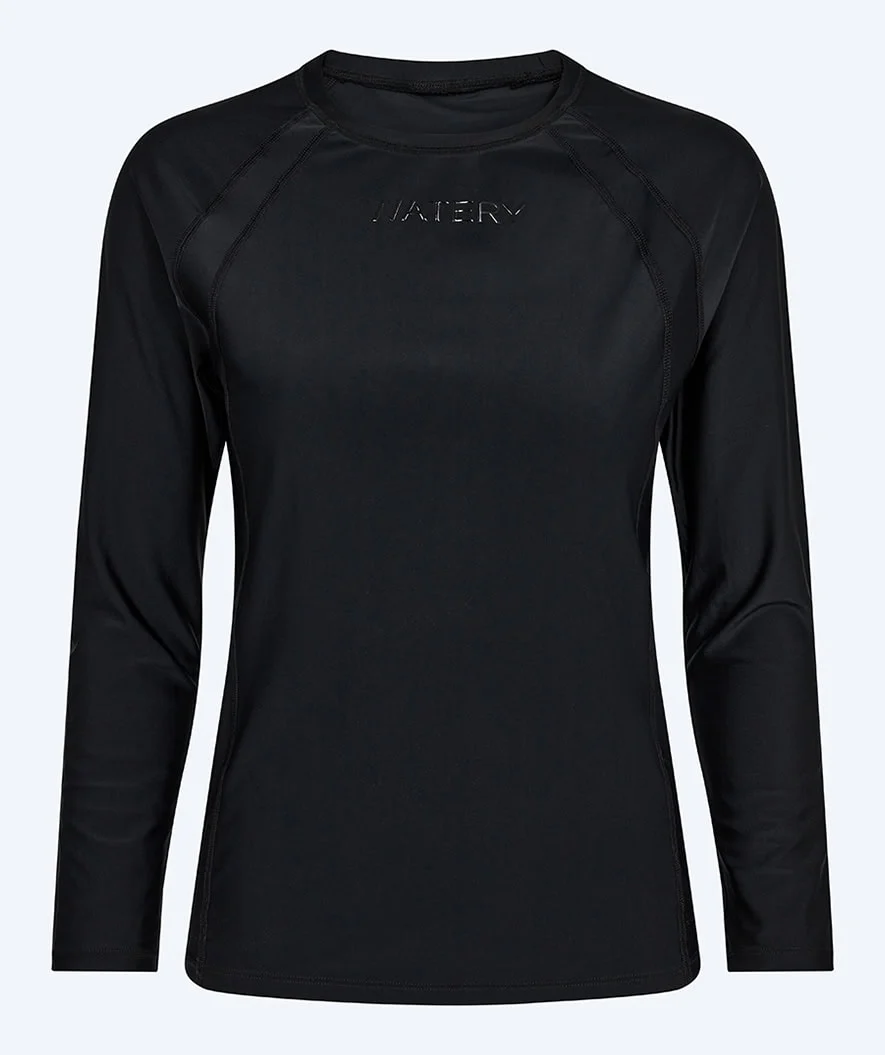 Watery UV-trøje til kvinder - Remington Langærmet Rashguard - Sort