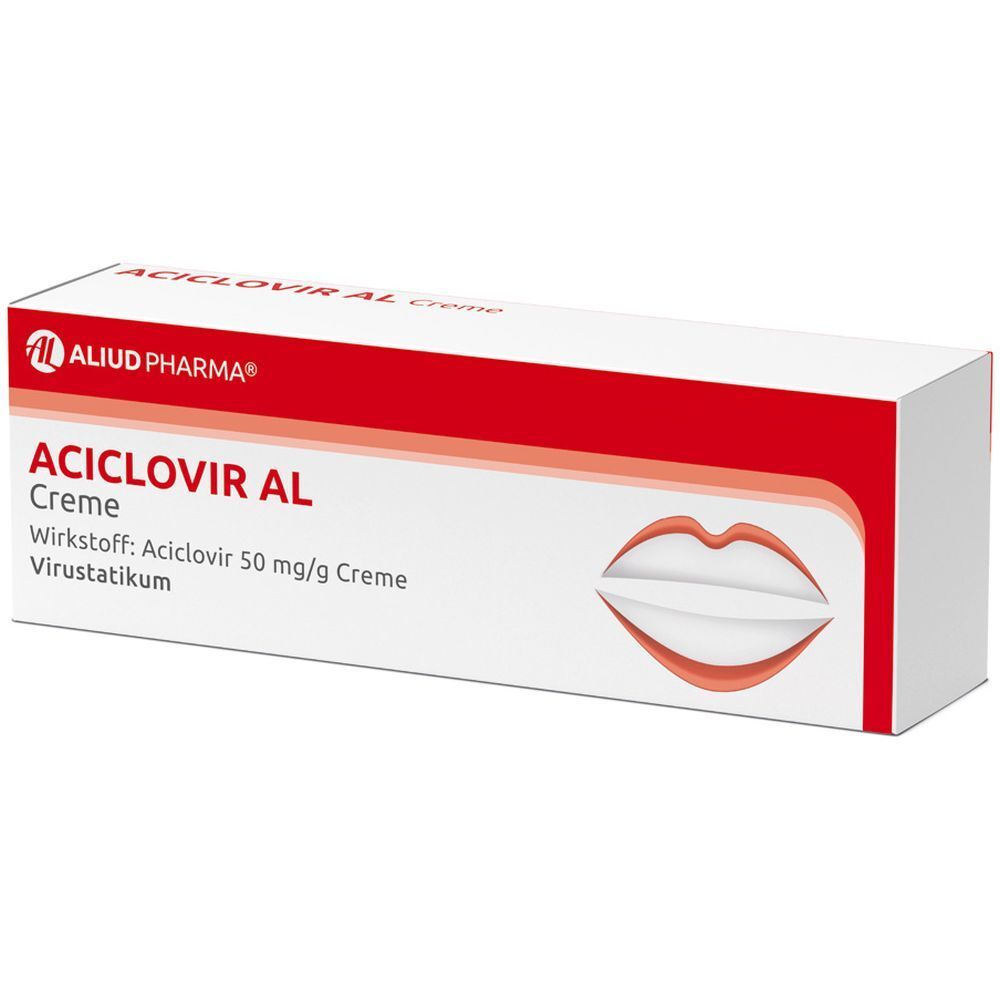 Aciclovir AL Creme bei Lippenherpes