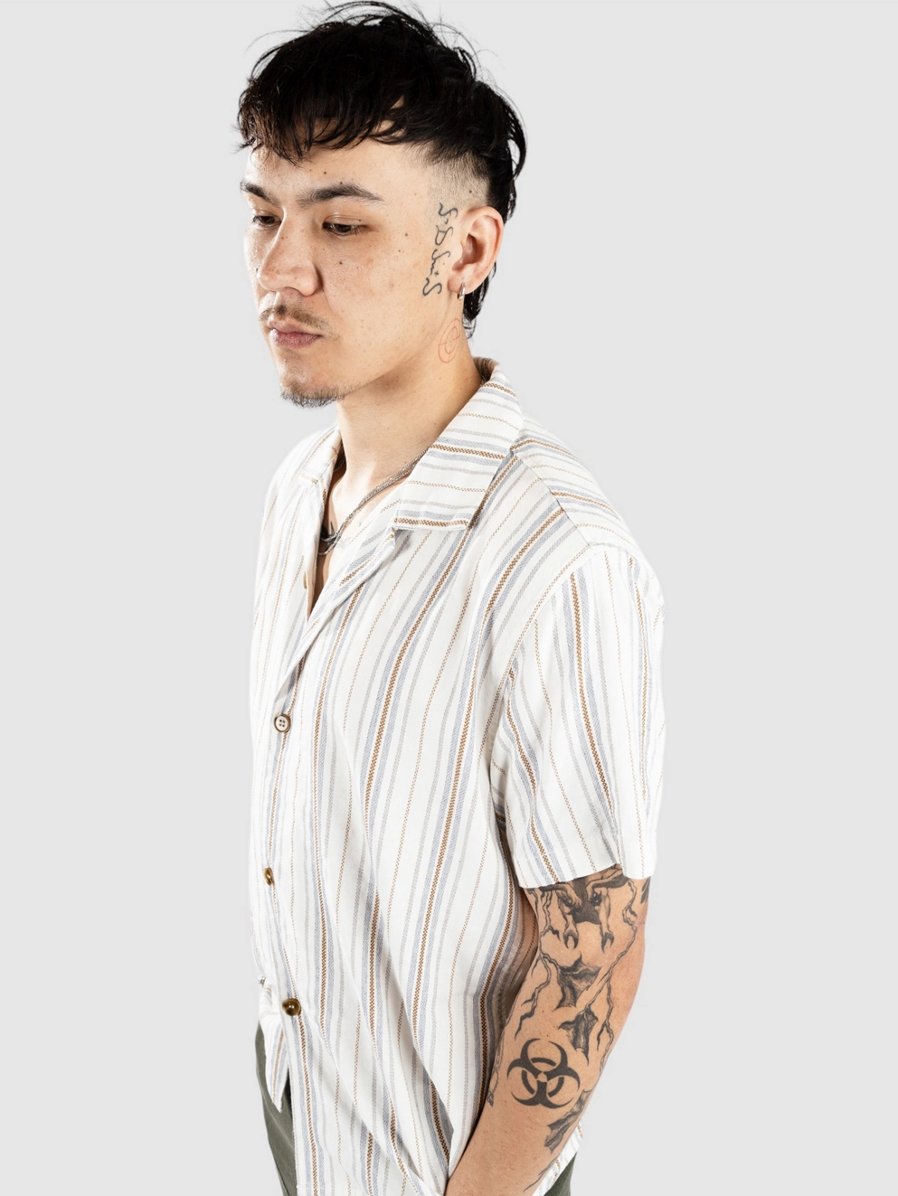 Rhythm Vacation Stripe Shirt natural
