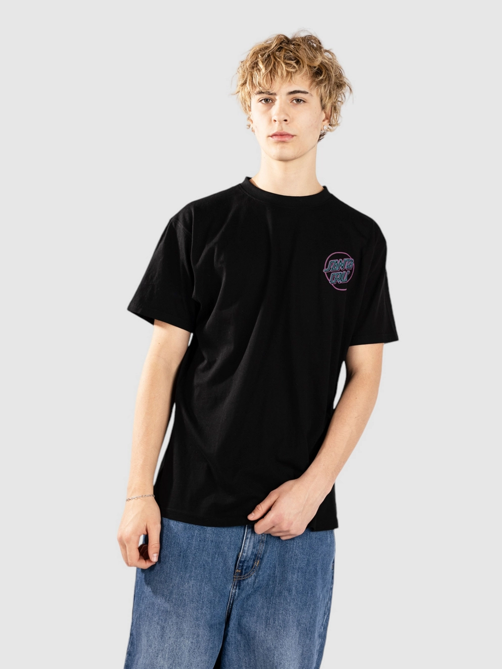 Santa Cruz Vortex Hand T-Shirt black
