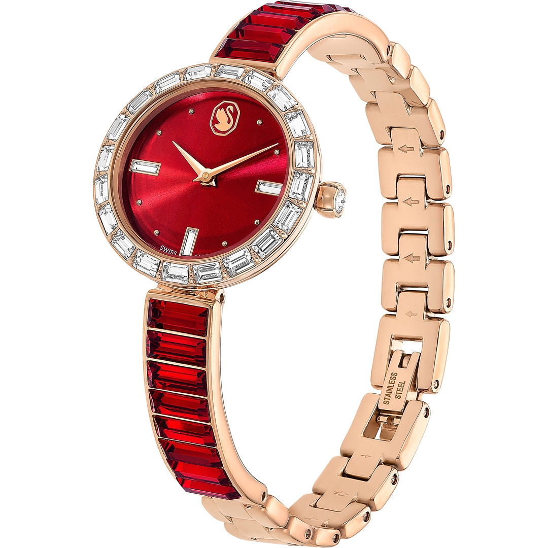 Swarovski Matrix Bangle Rot