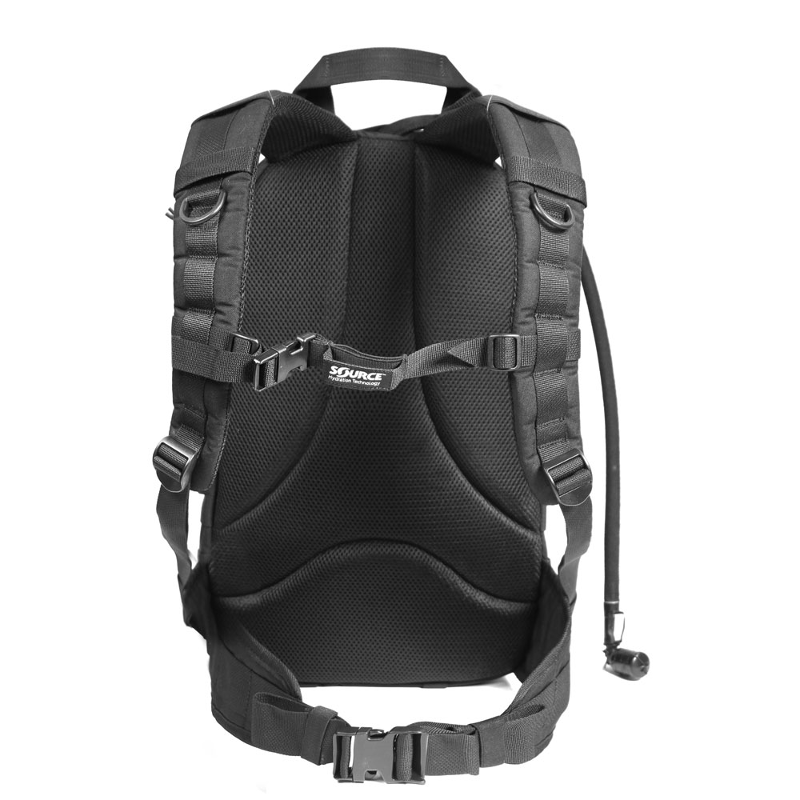 Source Tactical Assault 20 bruine rugzak met waterzak