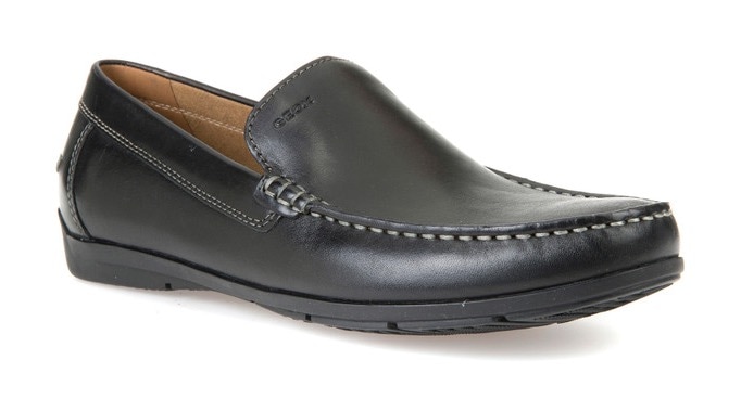 Geox Mokassin »U SIRON A«  Loafer, Business Schuh, Autofahrer Schuhe mit Ziernaht