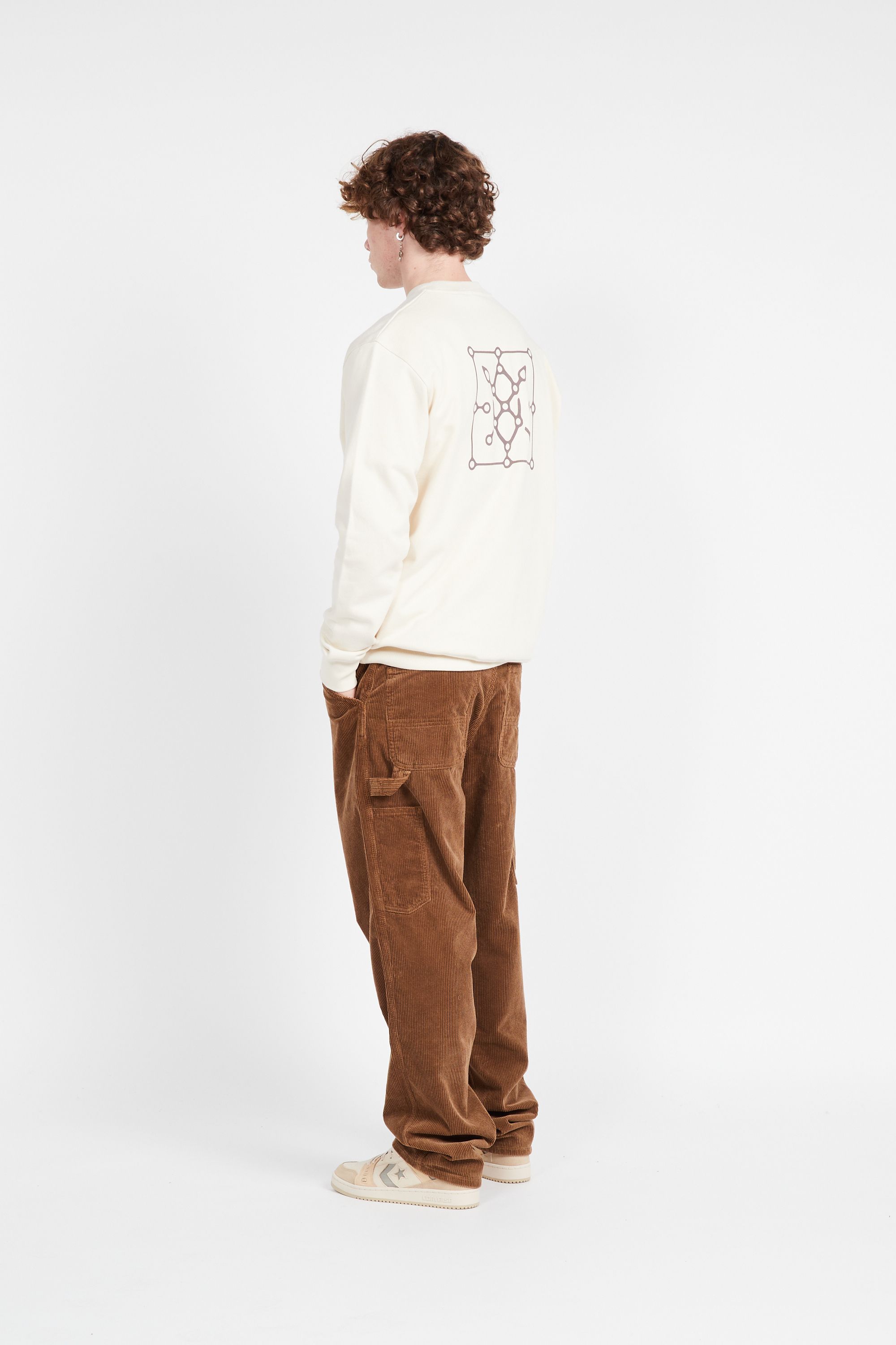 Daily Paper sweatshirt raysan sweater Beige