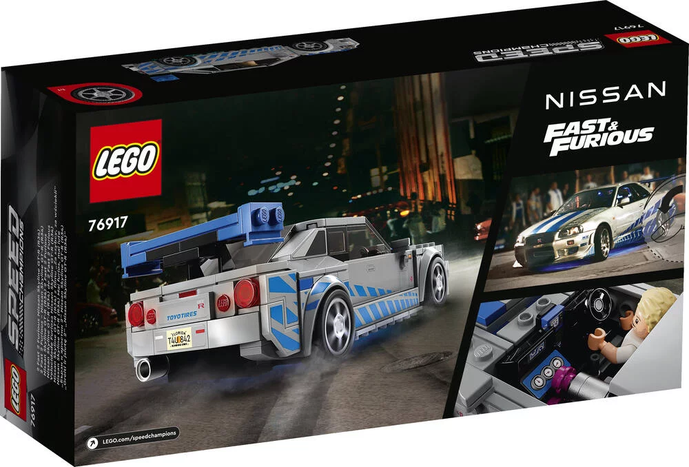 LEGO®SPEED CHAMPIONS 76917 - NISSAN SKYLINE GT-R R34 2 FAST 2 FURIOUS