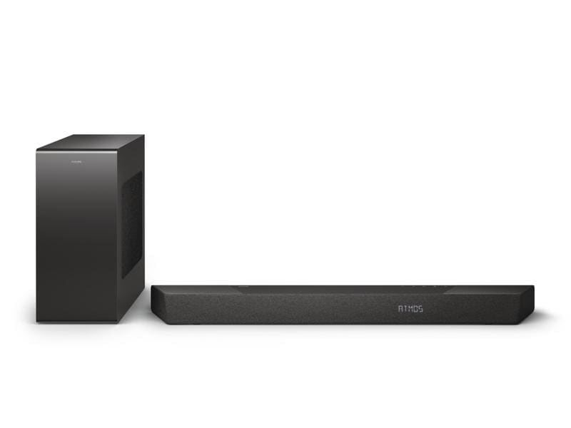 Philips Soundbar TAB8907/10 3.1.2 CH Soundbar-Lautsprecher mit kabellosem Subwoofer