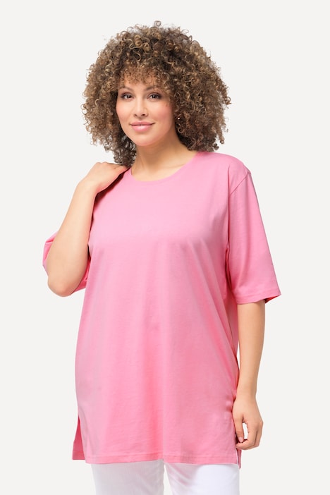T-Shirt, Rundhalsausschnitt, Relaxed, Halbarm