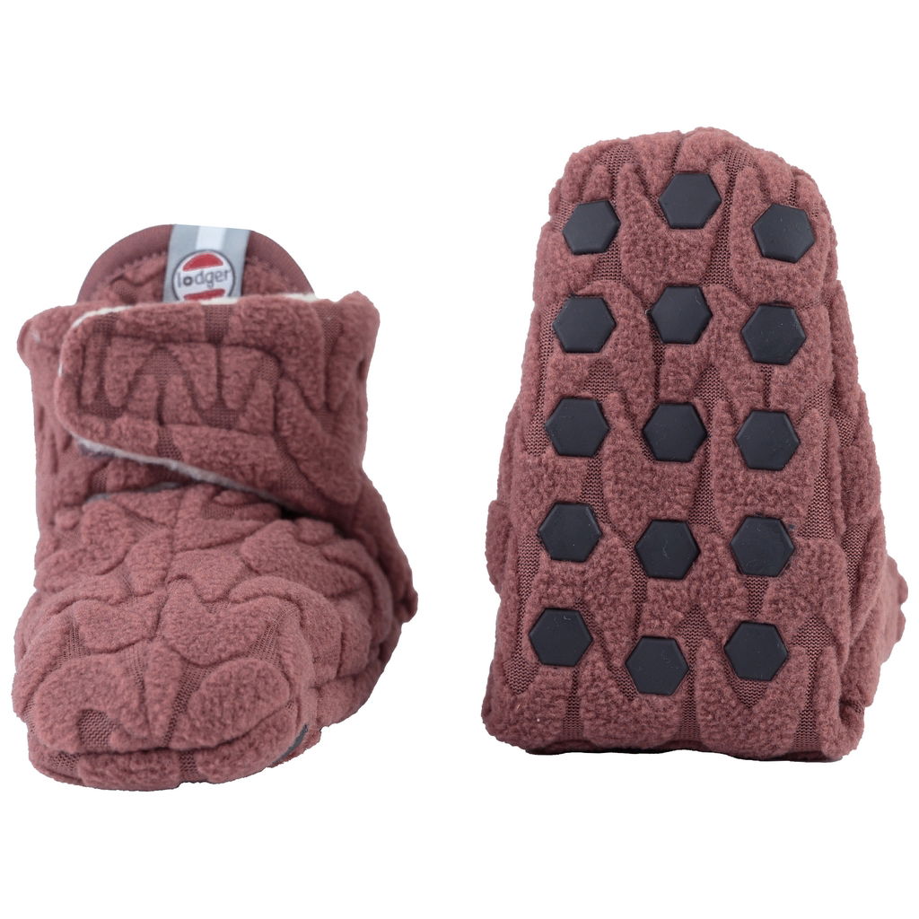LodgerLodger   Fleece Babyschuhe Empire rosewood 3-6M