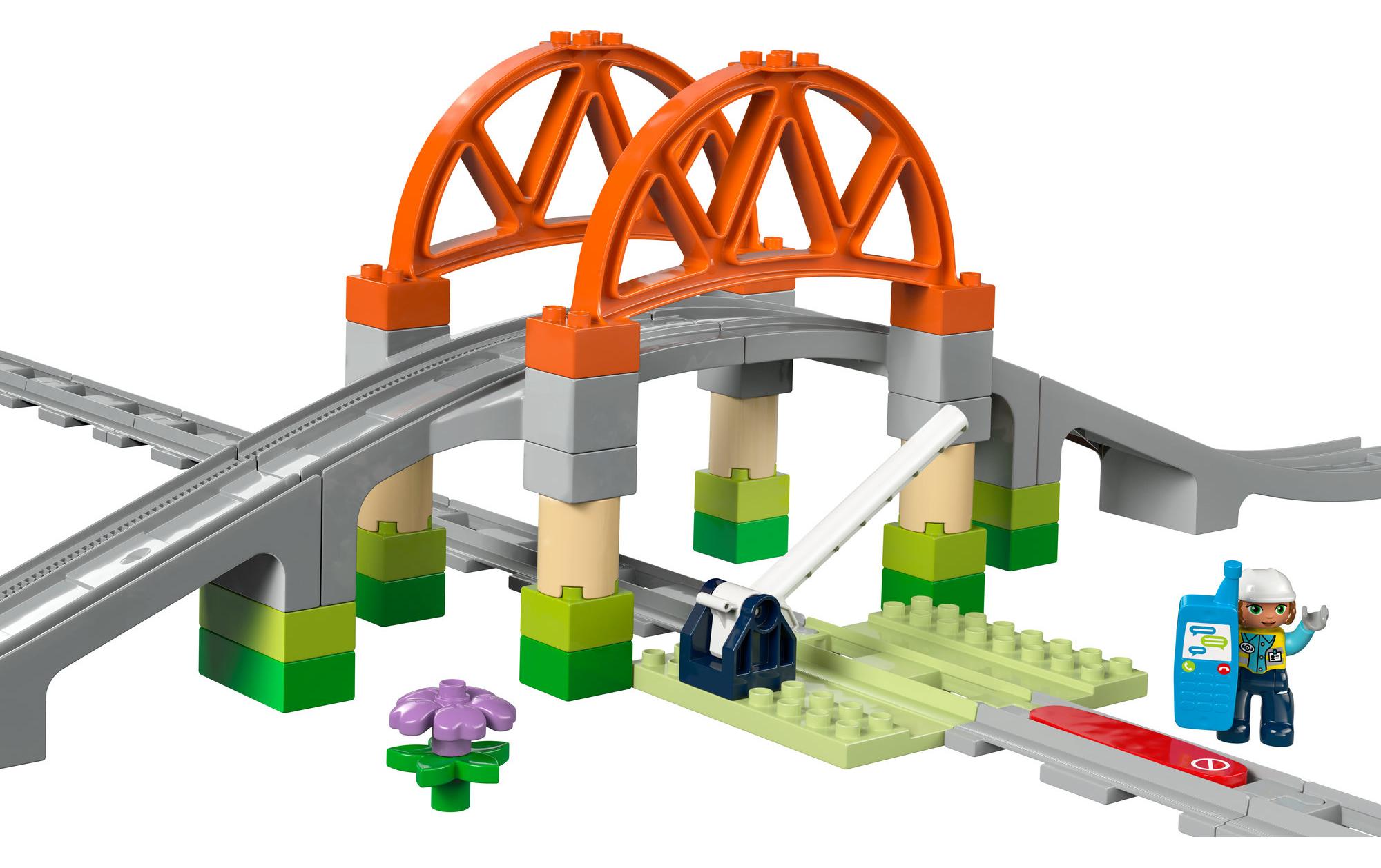 DUPLO® Eisenbahnbrücke und Schienen 10426Kreatives Erweiterungsset