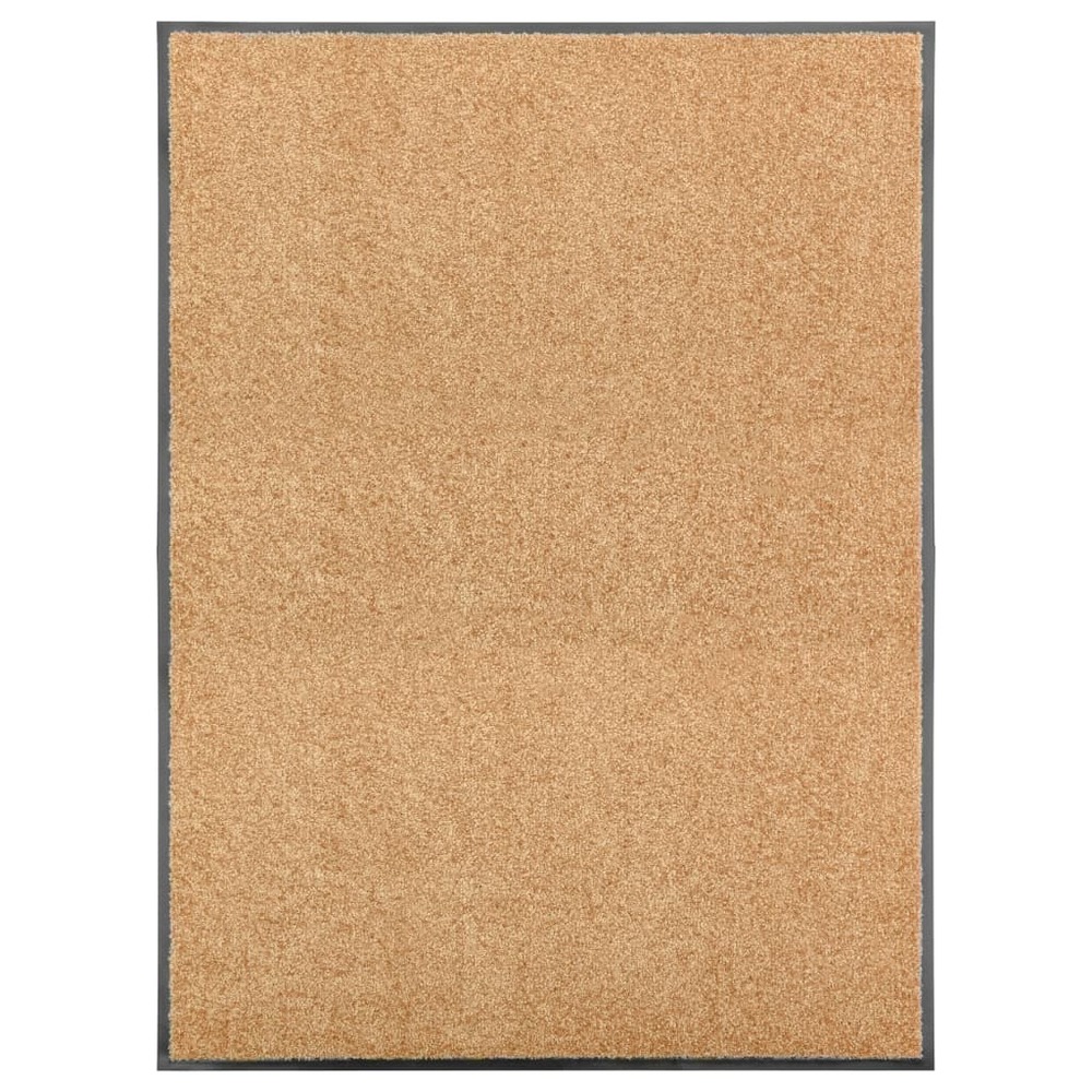 Paillasson lavable crème 90x120 cm