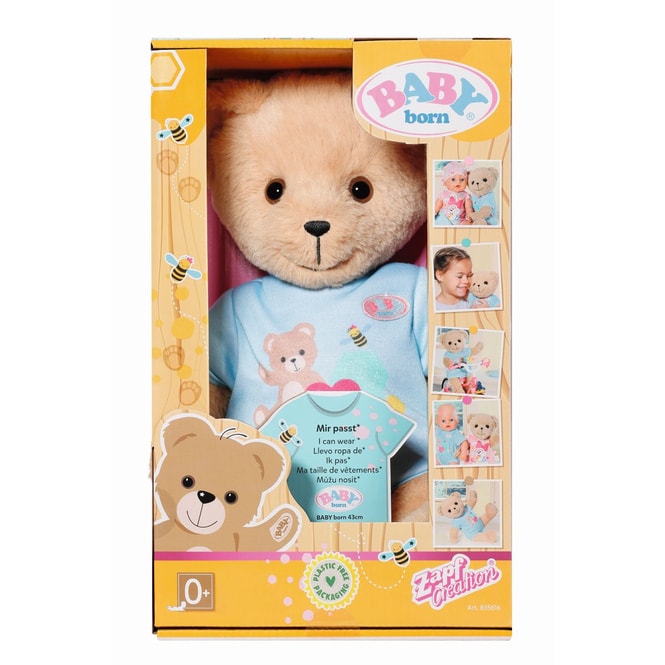 BABY born - Bär - blauer Strampler - 36 cm
