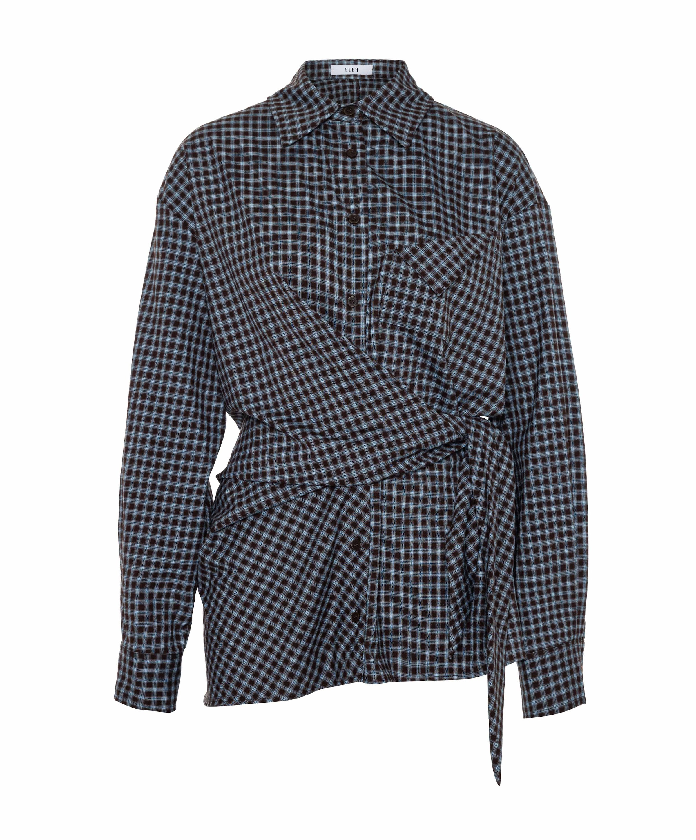 ELEH Dames blouse bruin