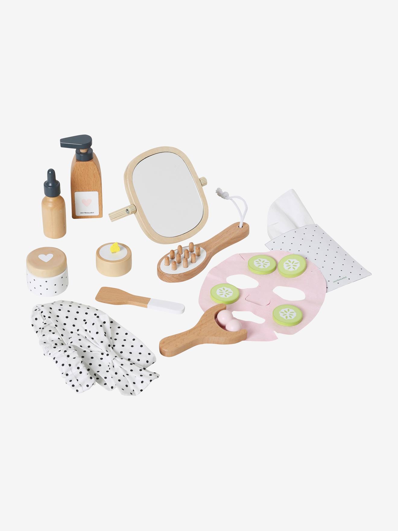 Conjunto de madeira FSC®, spa doméstico branco