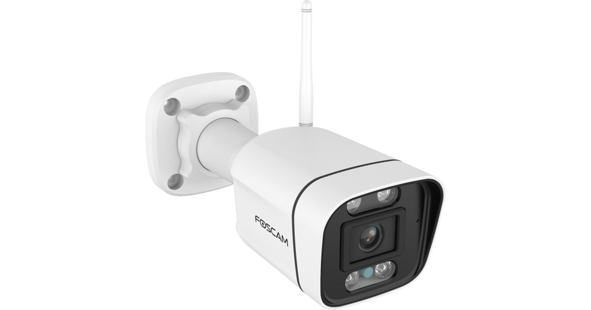 FoscamV5P, 3K/5MP Dual-Band WiFi camera met geluid- en lichtalarm  (Wit)