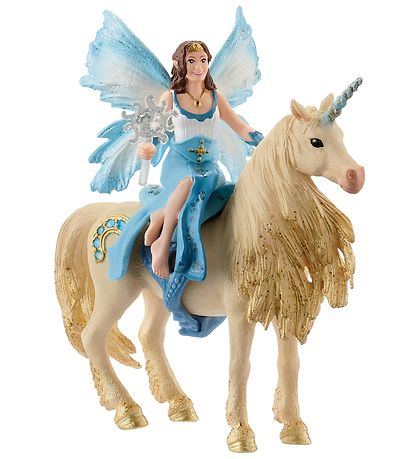 Schleich Bayala - 12 x 14 cm - Eyela m. Gylden Enhj?rning 42508