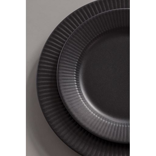 Eva Trio Legio Nova Middagstallerken, Black, Ø28 cm