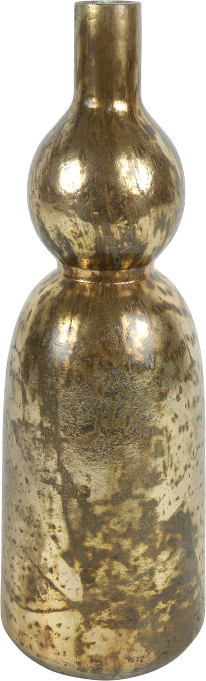 Countryfield vaas Deminique goud D 12 H 36 cm
