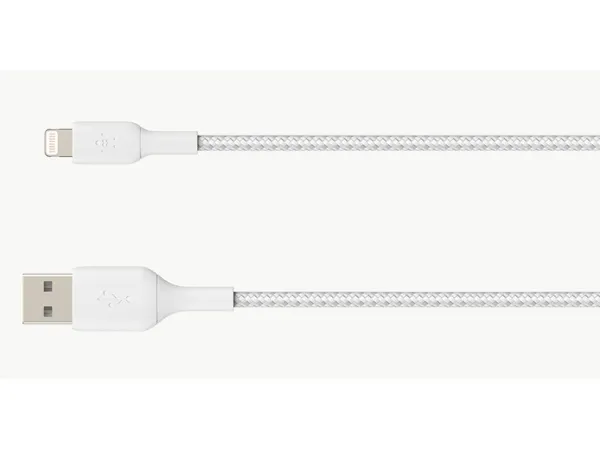 Belkin BoostCharge - Lightning-kabel - Lightning han til USB han - 1 m - hvid