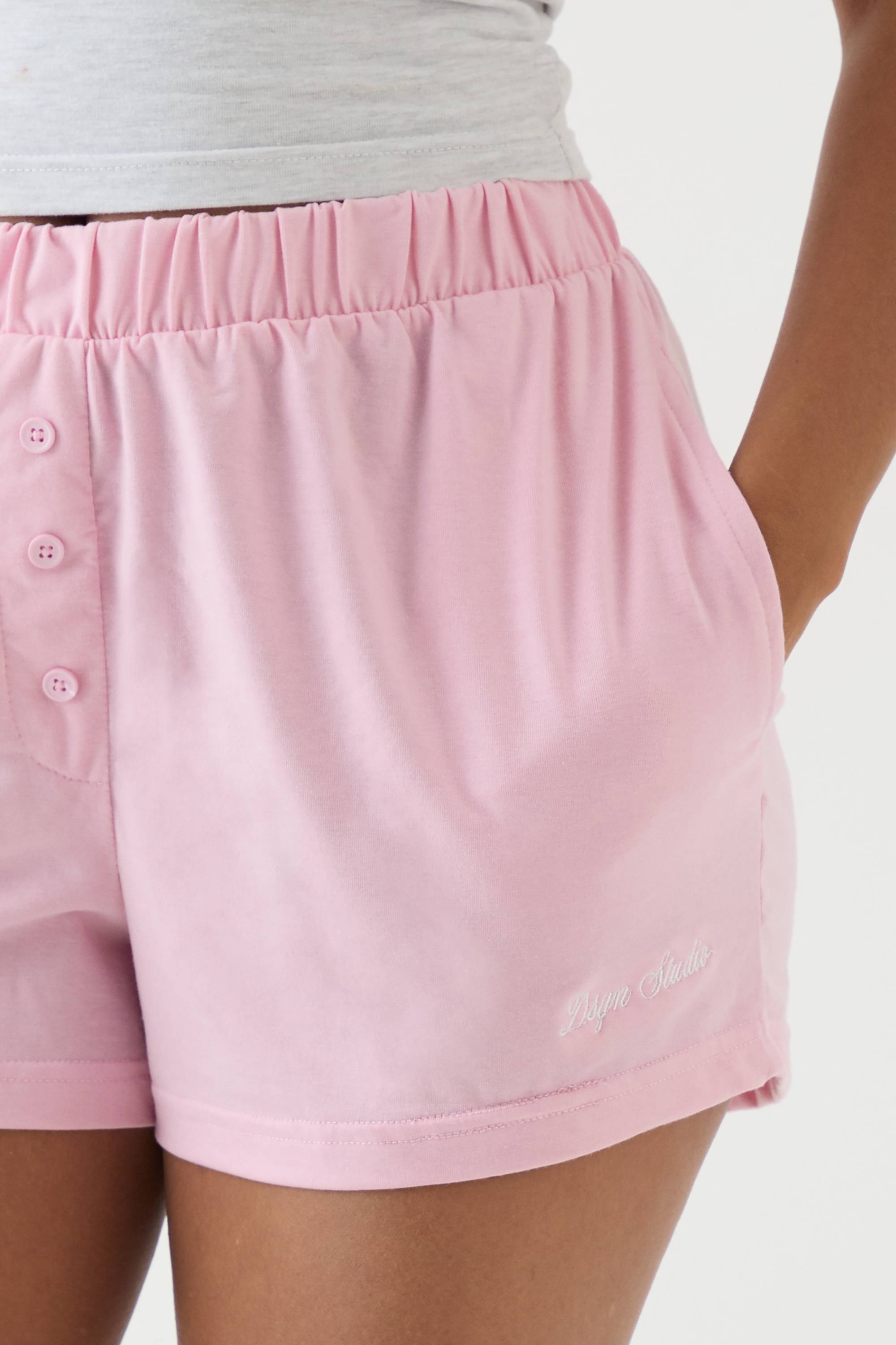 Short De Détente Henley À Boutons Supersoft Dsgn Studio