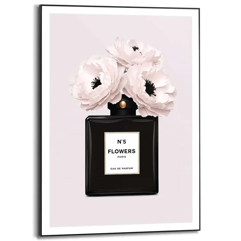 Schilderij Beauty Bottle No5 - 70x50cm - Roze
