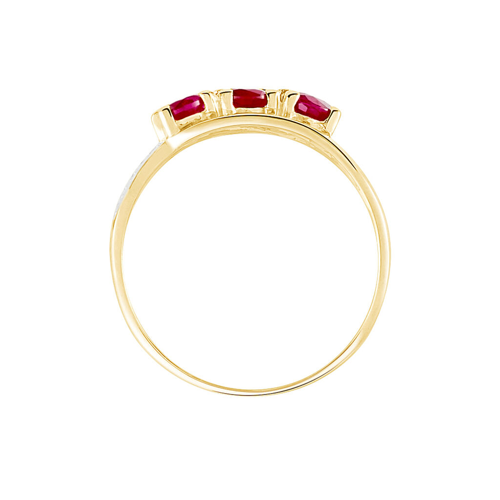 Bague Aurora Or Jaune Rubis