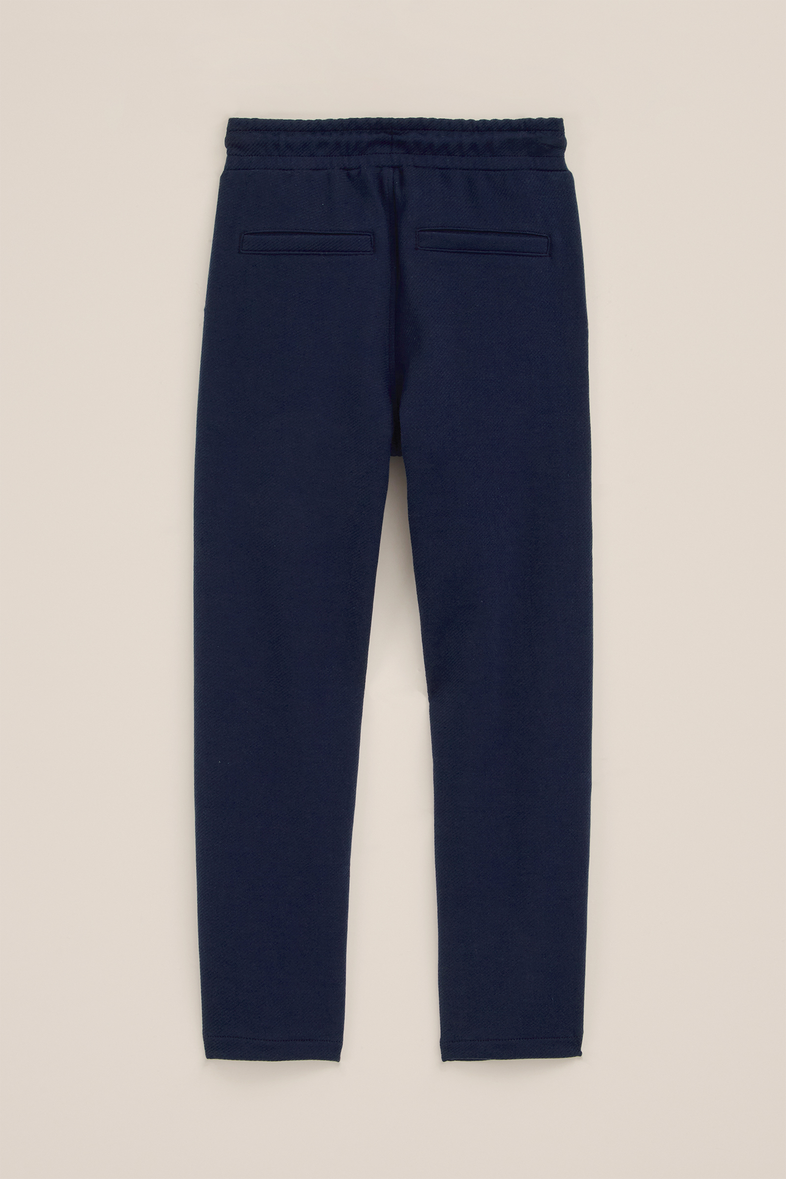 Jongens pantalon met structuur Blue Ridge Marineblauw