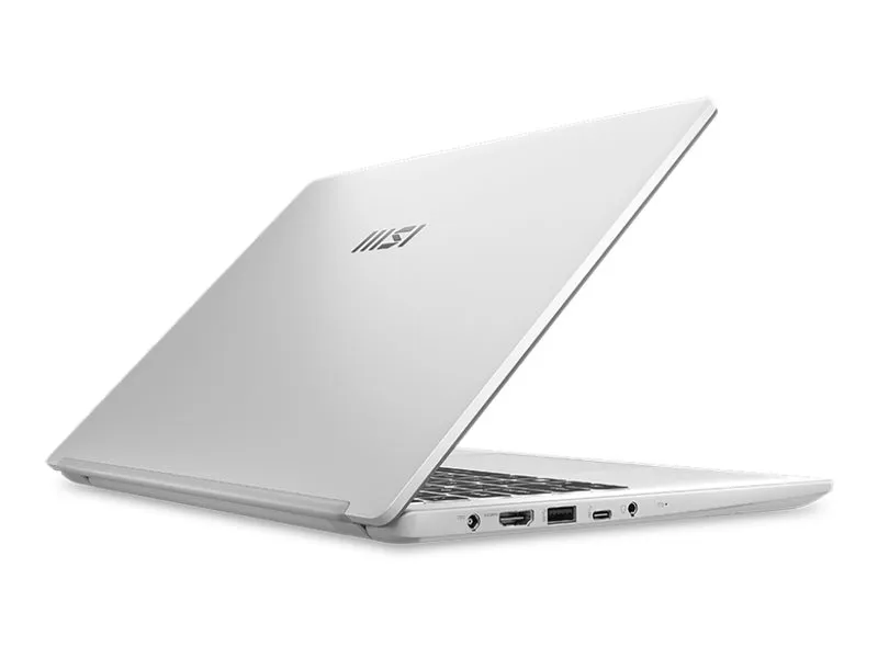 MSI Modern 14 C7M-086NEU - 180° hængselsdesign - AMD Ryzen 7 - 7730U / op til 4.5 GHz - Win 11 - Radeon Graphics - 16 GB RAM - 512 GB SSD NVMe - 14