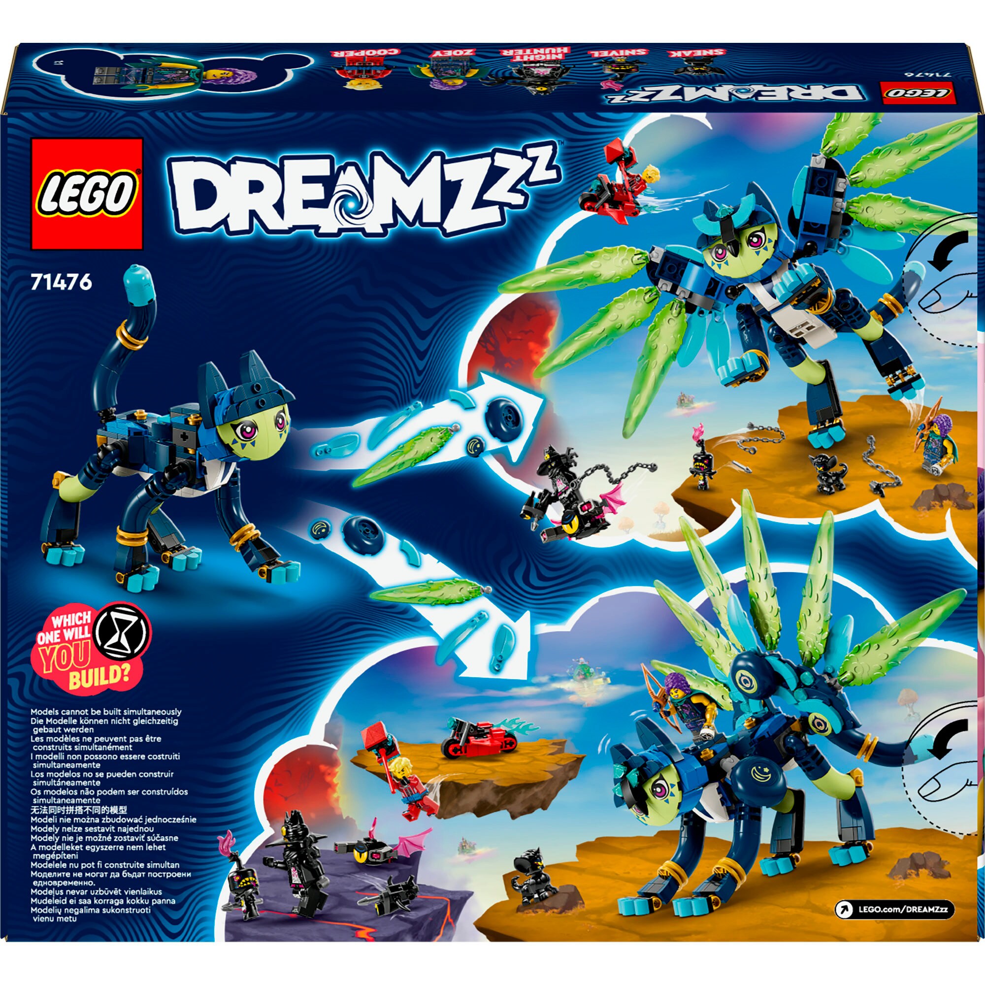 LEGO Konstruktionsspielzeug DREAMZzz Zoey und die Katzeneule Zian