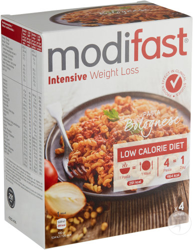 Modifast Intensive LCD Pâtes Bolognaises Sachets 4x62g