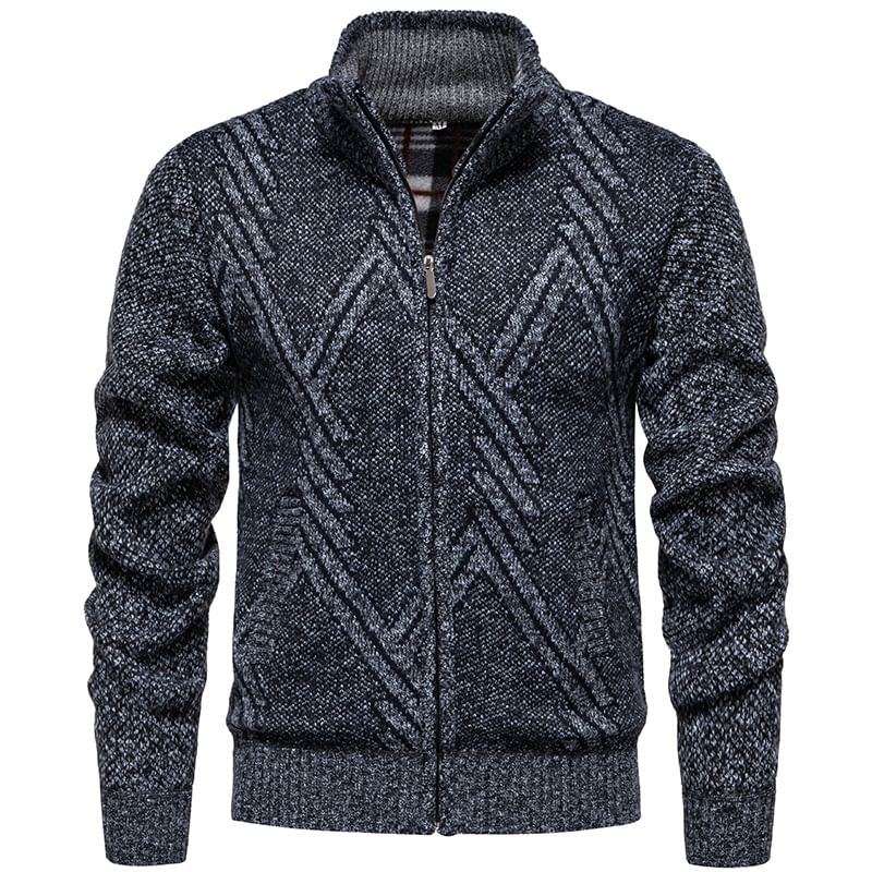 Aozora - Cardigan met opstaande kraag en rits