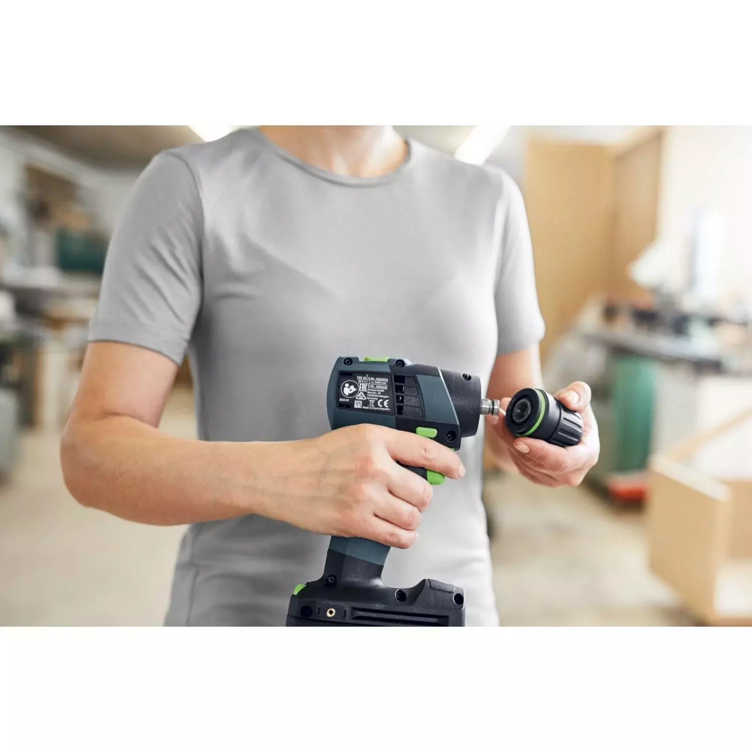 Festool TXS 18-Basic 18V Li-Ion accu schroefboormachine body in systainer - 40Nm